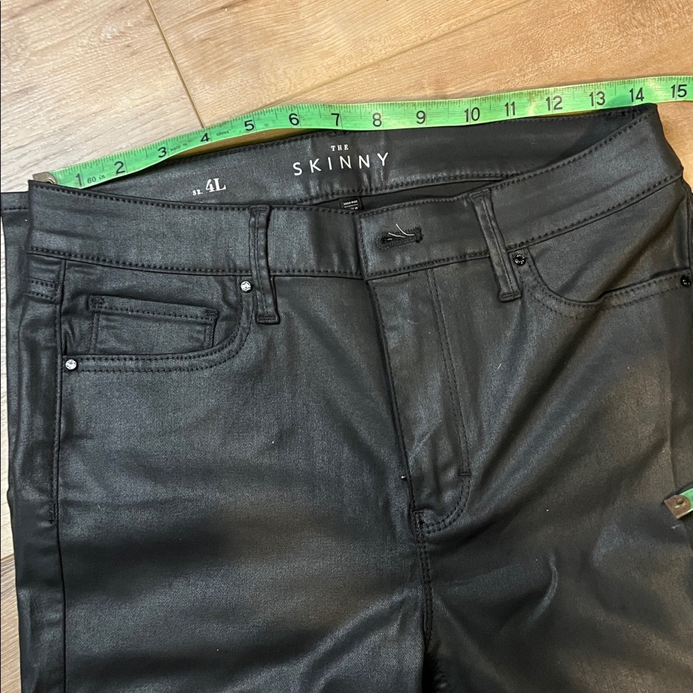 White House Black MarketThe Skinny Black Leather look Trousers black - Picture 8 of 13